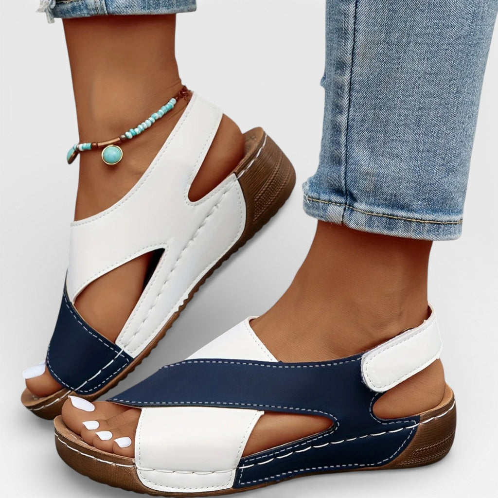 Women’s Open Toe Walking Sandals – Cushioned Comfort