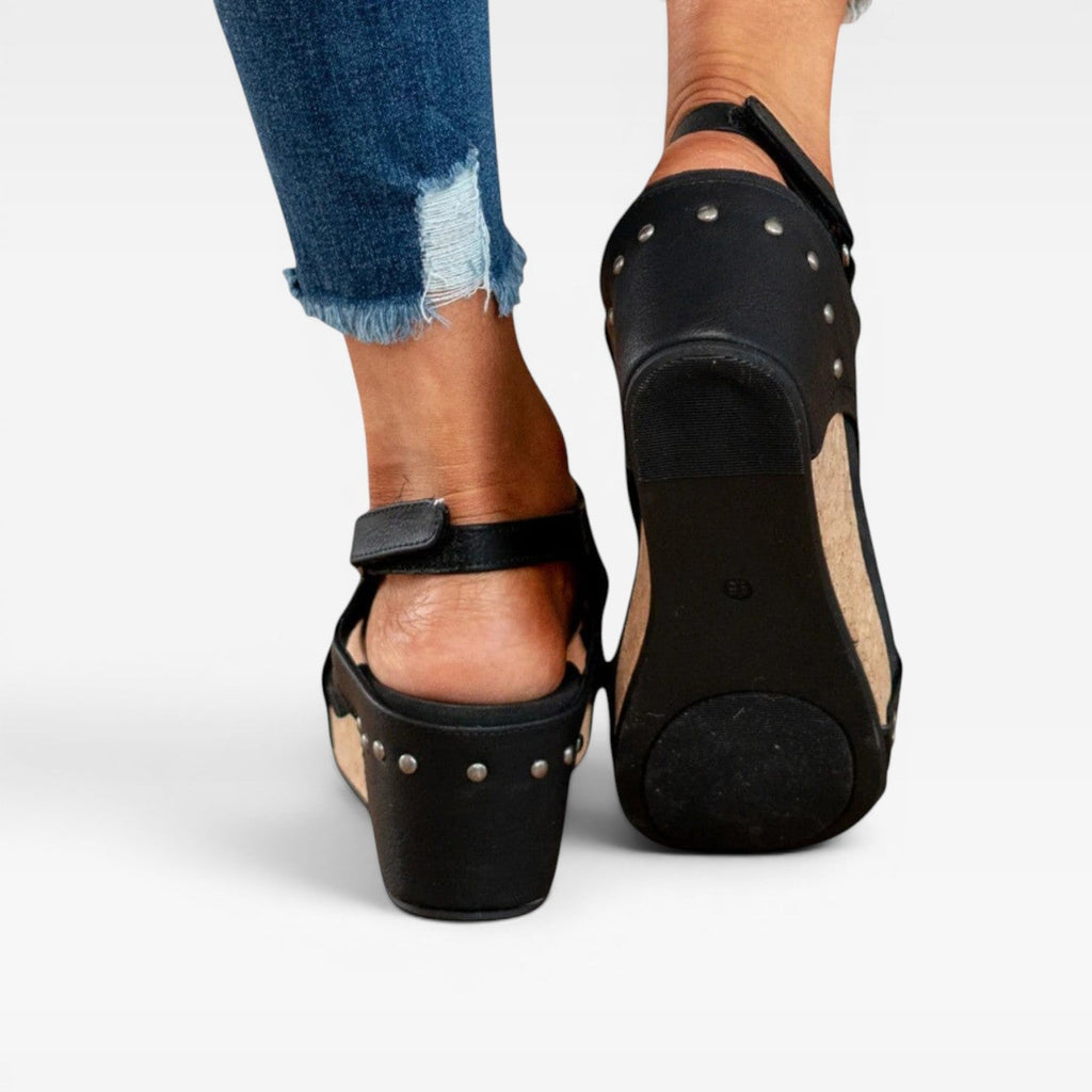 Women’s Cork Wedge Sandals – Comfortable Summer Platform Sandals
