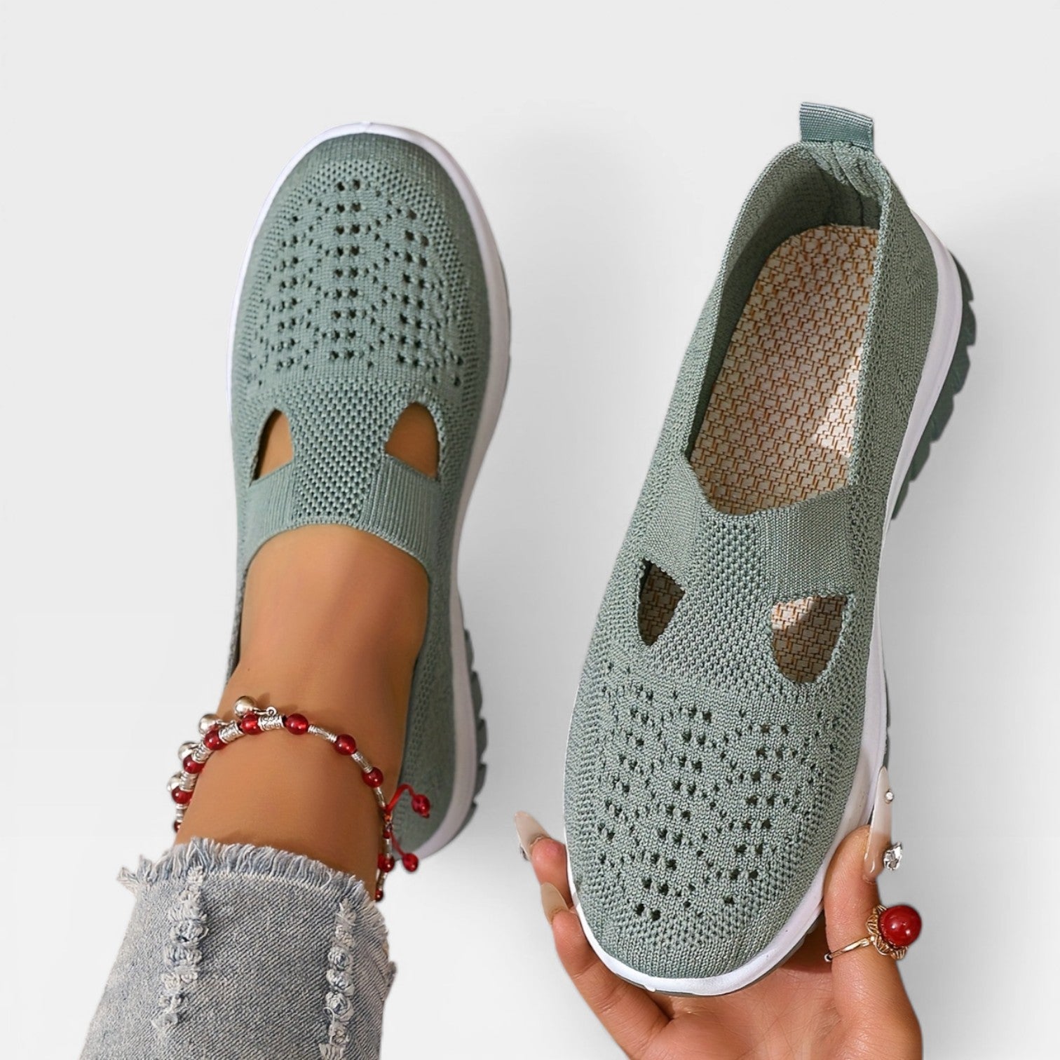 Women’s Breathable Slip-On Trainers for Walking