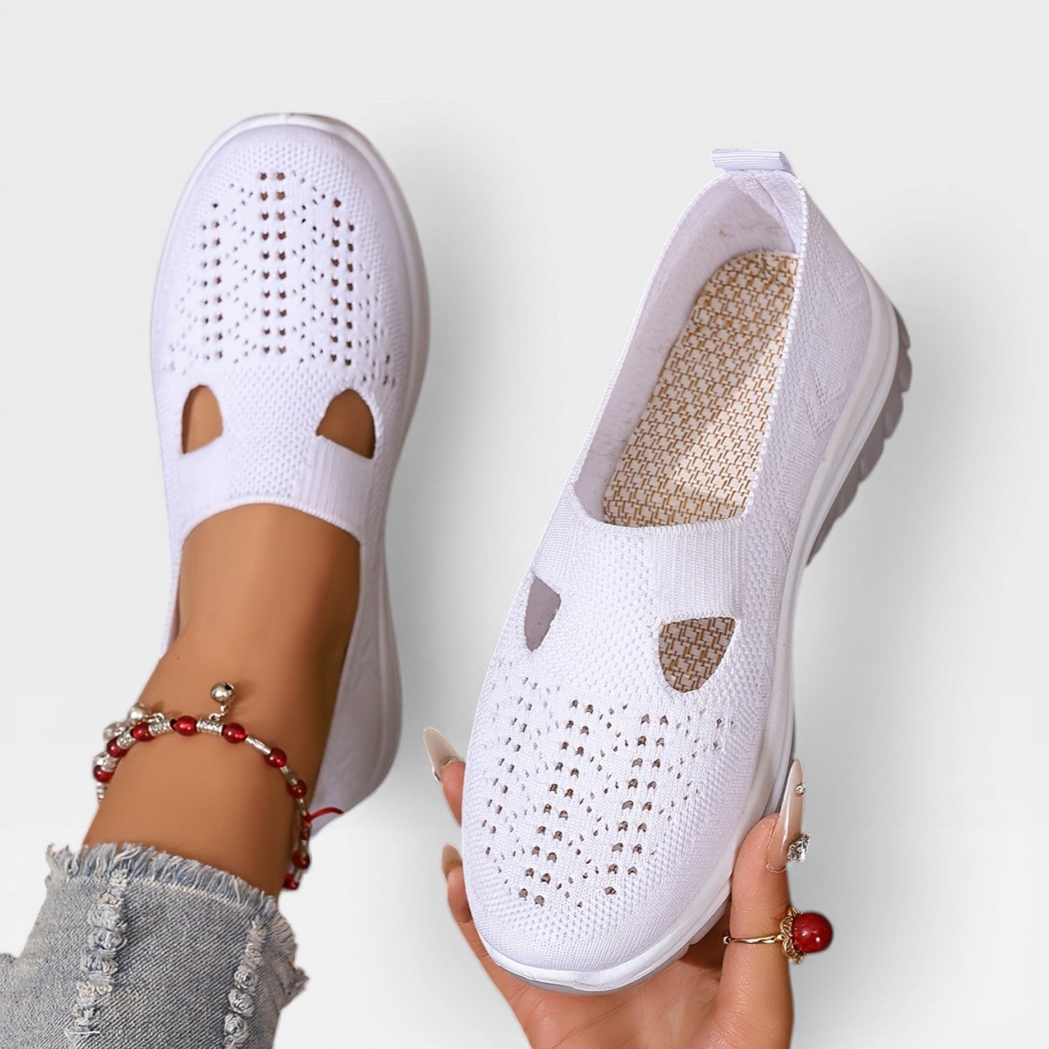 Women’s Breathable Slip-On Trainers for Walking