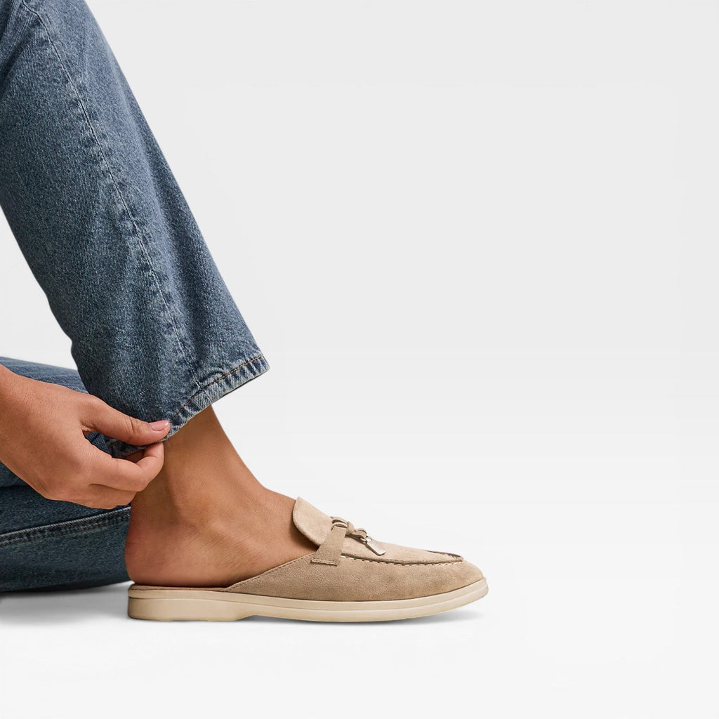 Women’s Slip On Suede Mules – Easy Everyday Comfort