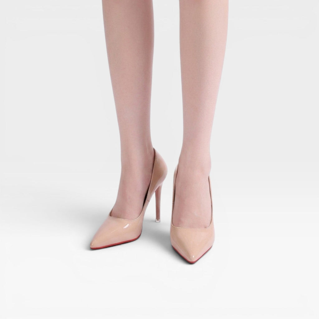 Women's Patent Pointed Toe Court Shoes – Classic Stiletto Heels for Occasions