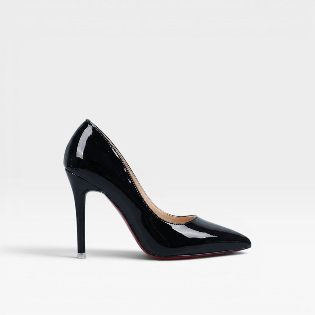 Women's Patent Pointed Toe Court Shoes – Classic Stiletto Heels for Occasions