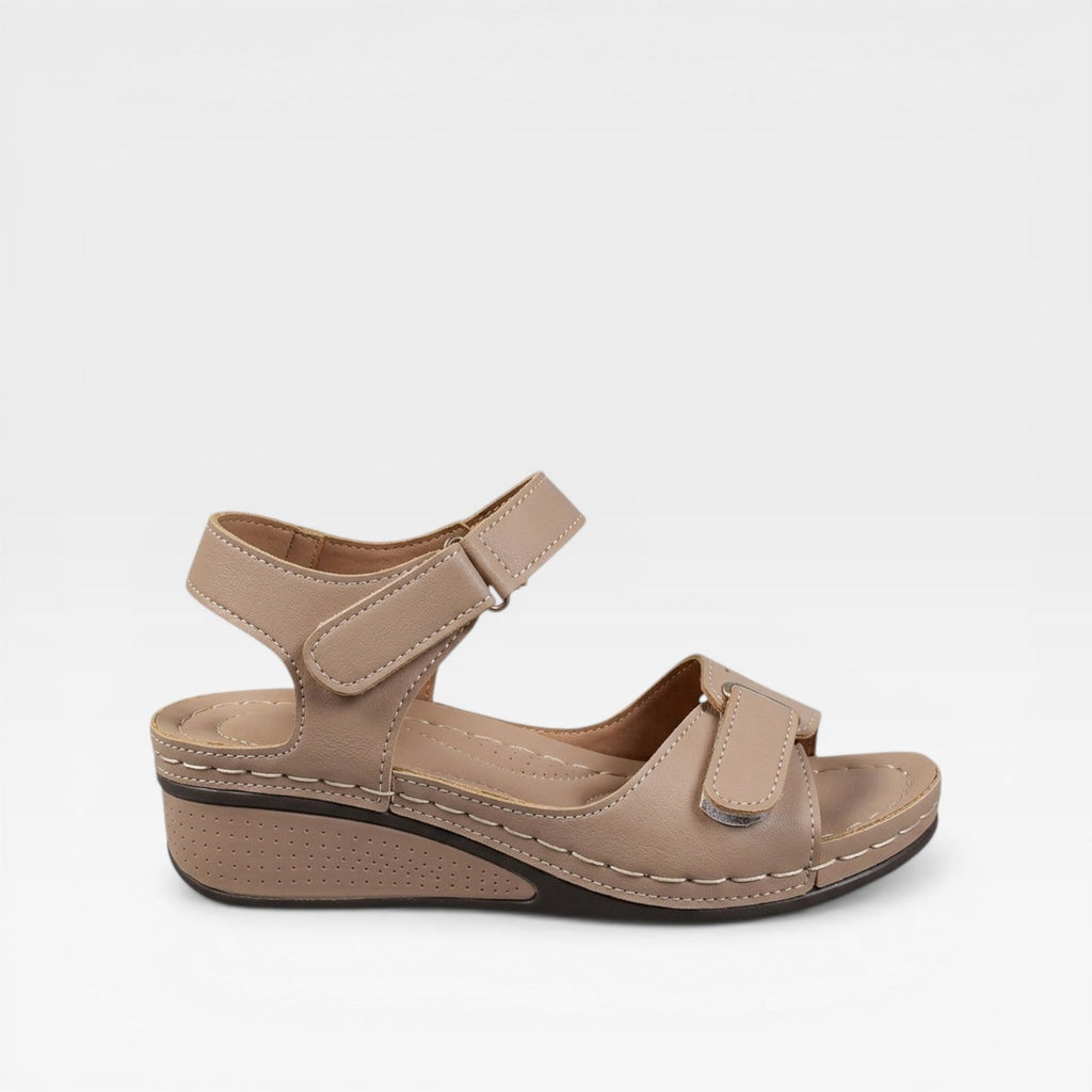 Women’s Comfortable Wedge Sandals – Adjustable Strap Summer Walking Shoes