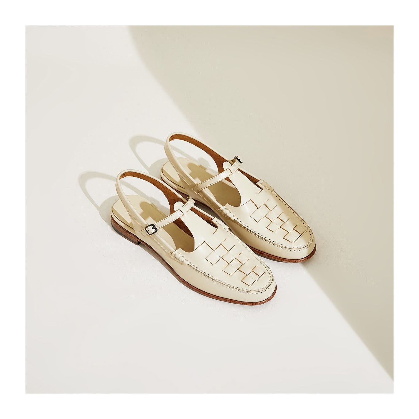 Women’s Leather Slingback Sandals – Comfortable Summer Style
