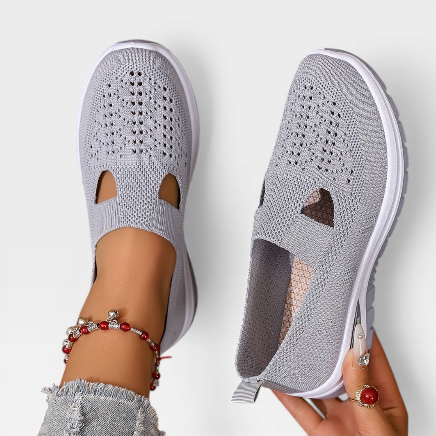 Women’s Breathable Slip-On Trainers for Walking