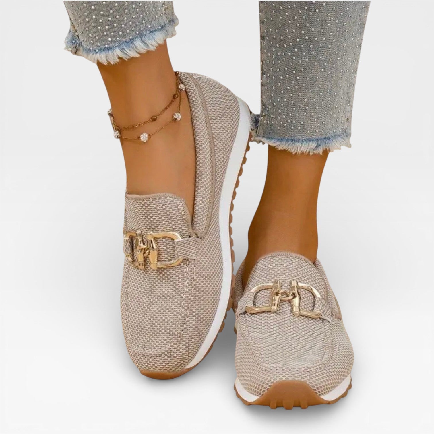 Women’s Mesh Slip-On Loafers – Casual Lightweight Summer Shoes